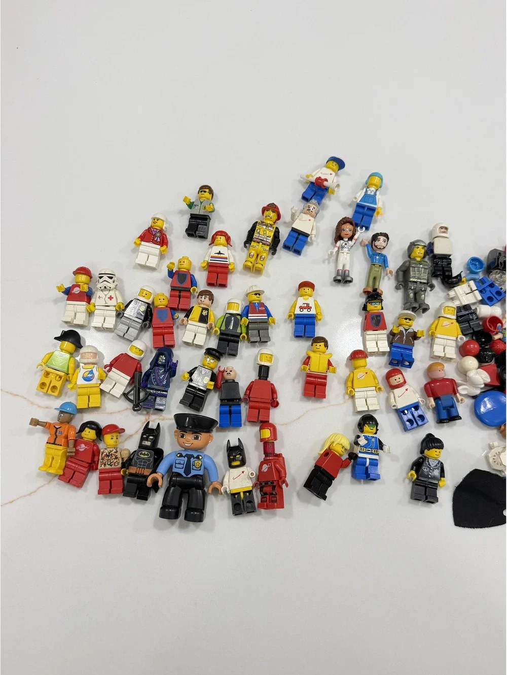 40+ Pack LEGO Minifigure Lot and parts Figures Authentic Bulk Collectible Toys